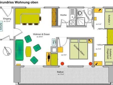 Haus Reanchme, Appartement 5 personnes à Sörenberg - Photo 15