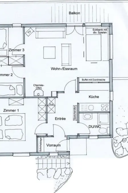 Chalet Tannehüsli, Appartement 6 personnes à Sörenberg - Photo 15