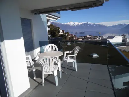 Appartement mit Balkon, Appartement 4 personnes à Brissago - Photo 1
