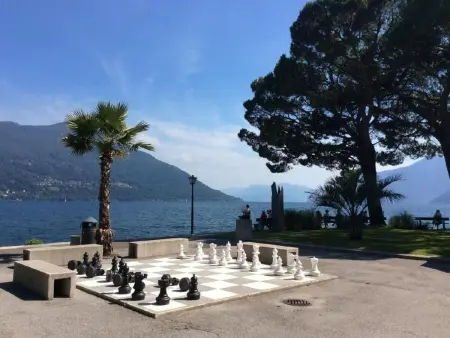 Appartement mit Balkon, Appartement 4 personnes à Brissago - Photo 25