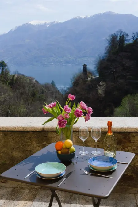 Palazzo Branca  mit Blick auf den See., Maison 6 personnes à Brissago - Photo 7
