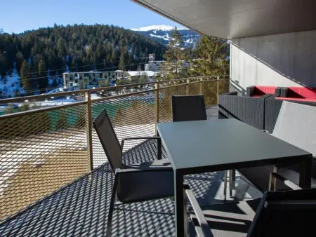 Exklusive Ferienwohnung im Hotel mit Wellness, Appartement 4 personnes à Laax - Photo 4