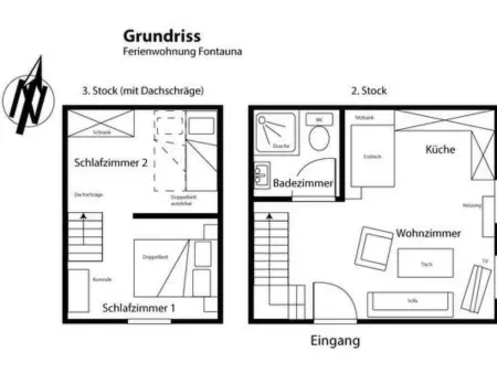 Fontauna Degonda, Appartement 4 personnes à Sedrun - Photo 11