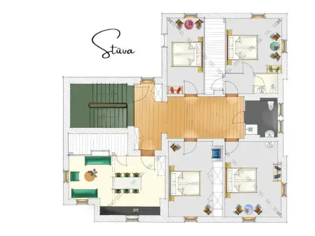 Villa Fried, Stüva, Appartement 8 personnes à Bever - Photo 20