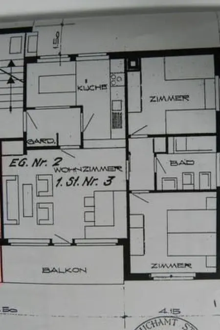 Chesa Suot Rövens, Appartement 5 personnes à Samedan - Photo 7