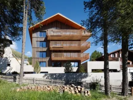 Alpine Lodge 6-Bett-Wohnung Chesa al Parc /  Ber - Photo 20