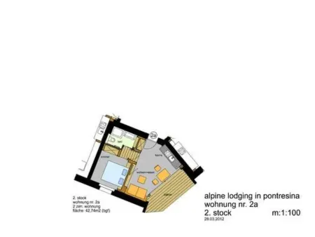 Chesa Plattner, Appartement 2 personnes à Pontresina - Photo 13