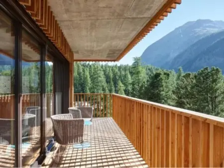 Alpine Lodge 6-Bett-Wohnung mit Galerie, Appartement 8 personnes à Pontresina - Photo 4