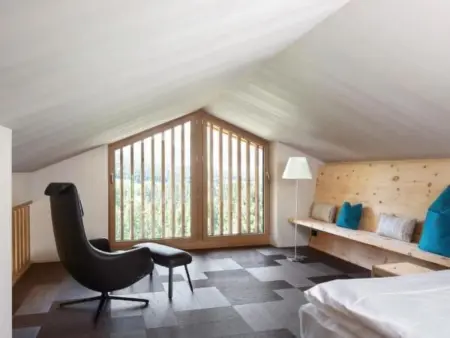 Alpine Lodge 6-Bett-Wohnung mit Galerie, Appartement 8 personnes à Pontresina - Photo 15