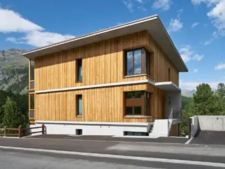 Alpine Lodge 4-Bett-Wohnung - Chesa a la Punt, Appartement 4 personnes à Pontresina - Photo 1