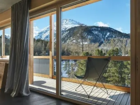 Alpine Lodge 4-Bett-Wohnung - Chesa a la Punt, Appartement 4 personnes à Pontresina - Photo 19
