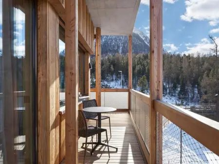 Alpine Lodge 4-Bett-Wohnung - Chesa a la Punt, Appartement 4 personnes à Pontresina - Photo 20