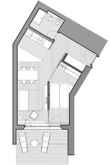 Chesa Auricula, Appartement 4 personnes à Pontresina - Photo 15