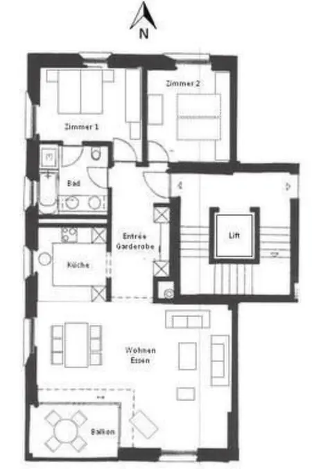 Vietta Saluver 2, Appartement 4 personnes à Celerina - Photo 10