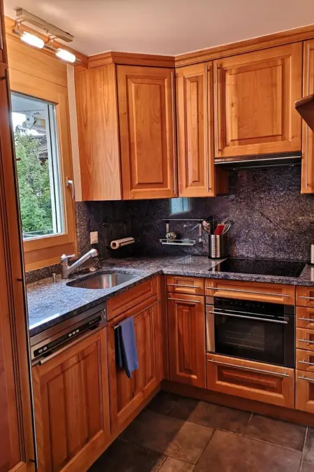 4 Bettwohnung Üerts, Appartement 4 personnes à Sils Maria - Photo 4