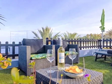Drean on the Beach, erste Linie am Meer -Garten, Maison 4 personnes à Maspalomas - Photo 3