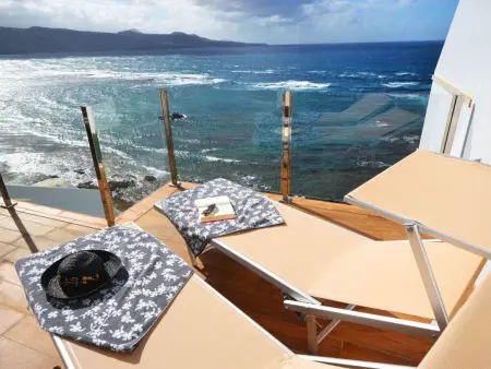 Wohnung mit privater Terrasse und Meerblick, Appartement 2 personnes à Las Palmas - Photo 1