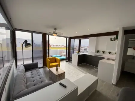 Cotillo Sunshine Penthouse mit Meerblick, Appartement 2 personnes à La Oliva - Photo 1
