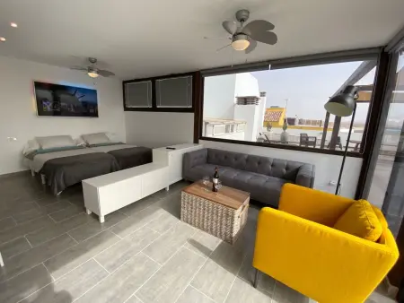 Cotillo Sunshine Penthouse mit Meerblick, Appartement 2 personnes à La Oliva - Photo 4