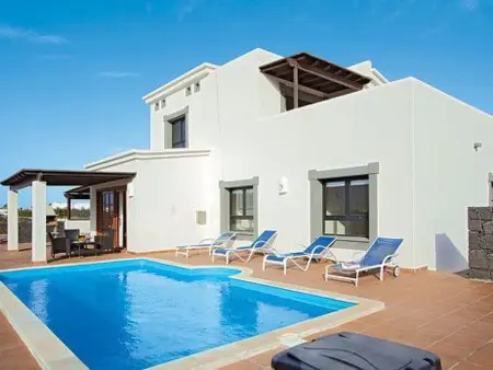 in Yaiza mit Großem Balkon, Maison 2 personnes à Playa Blanca - Photo 12