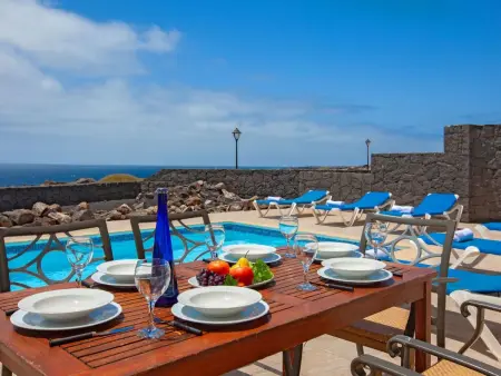 Wunderschöne, umweltfreundliche Villa am Meer, Maison 6 personnes à Playa Blanca - Photo 5