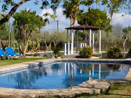 Finca mit Tennisplatz und Schwimmbad, Maison 8 personnes à Binissalem - Photo 9