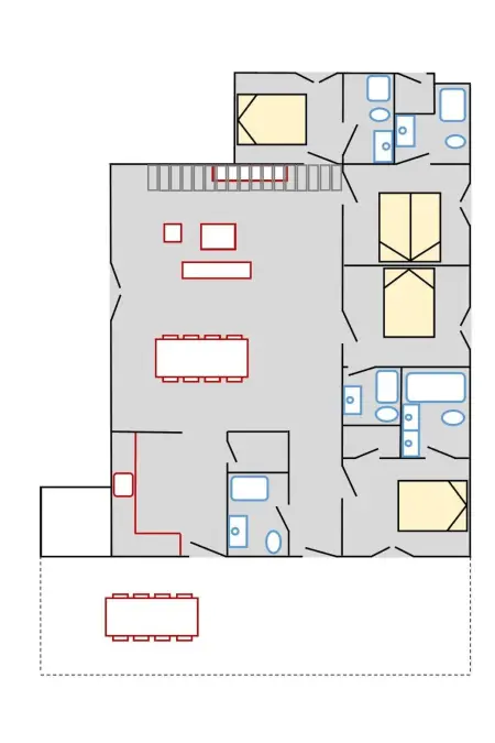 Finca mit Tennisplatz und Schwimmbad, Maison 8 personnes à Binissalem - Photo 48