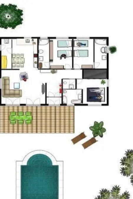 Villa Vista Verde mit Pool und Garten, Maison 6 personnes à Crestatx - Photo 21