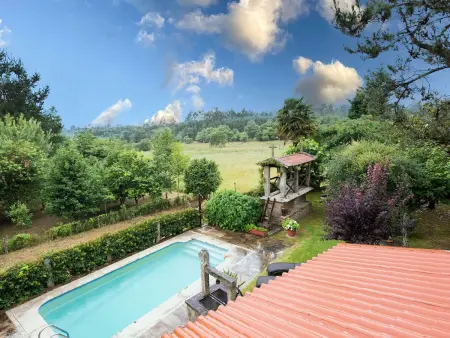 Villa  Casa dos Pazos  mit privatem Pool, Maison 8 personnes à Brión - Photo 33