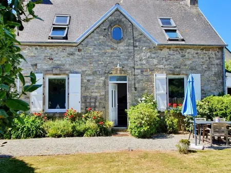 Charmantes Steinhaus in der Nähe des Meeres, Maison 2 personnes à Portbail - Photo 4