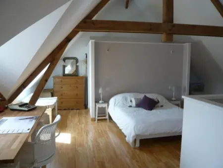 Charmantes Steinhaus in der Nähe des Meeres, Maison 2 personnes à Portbail - Photo 11