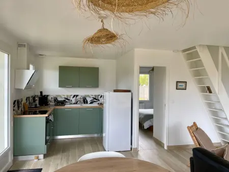 Haus im Erdgeschoss in Strandnähe, Maison 2 personnes à Portbail - Photo 4