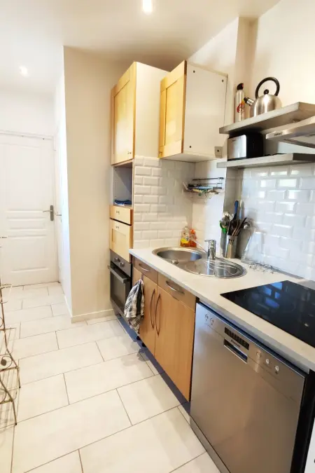 Wohnung  Les Muguets  mit Garten und Grillplatz, Appartement 3 personnes à Villers sur mer - Photo 11