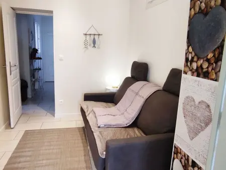 Wohnung  Les Muguets  mit Garten und Grillplatz, Appartement 3 personnes à Villers sur mer - Photo 14