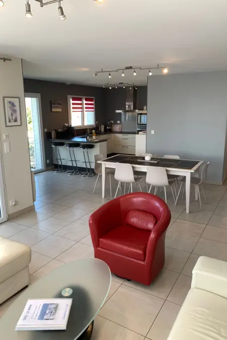 Wohnung mit Meerblick, Appartement 4 personnes à Denneville - Photo 4