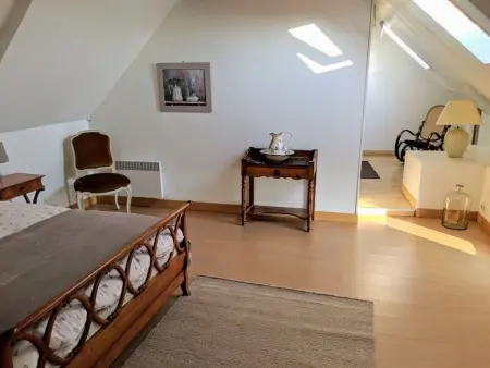 in Vesly mit Beheiztem gemeinsamem Pool, Maison 4 personnes à Bretteville sur Ay - Photo 9