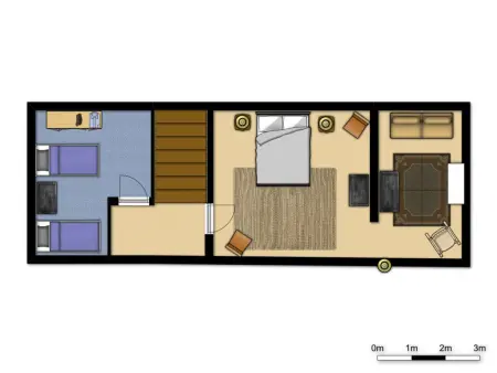 in Vesly mit Beheiztem gemeinsamem Pool, Maison 4 personnes à Bretteville sur Ay - Photo 14