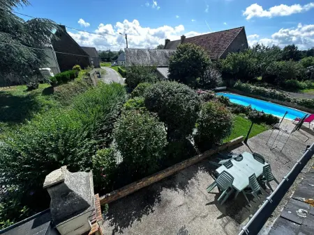 Longère mit Pool, Maison 9 personnes à La Croix Avranchin - Photo 23