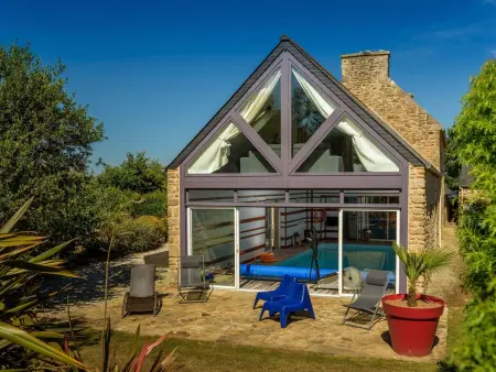 Villa Beheizter Innenpool 30, Maison 8 personnes à Ploudalmezeau - Photo 2