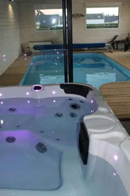 Große Villa am Meer mit privatem Spa Bereich, Maison 10 personnes à Plouescat - Photo 12