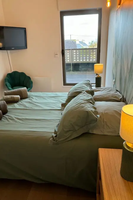 Große Villa am Meer mit privatem Spa Bereich, Maison 10 personnes à Plouescat - Photo 23