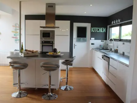 Große Villa am Meer mit privatem Spa Bereich, Maison 10 personnes à Plouescat - Photo 41