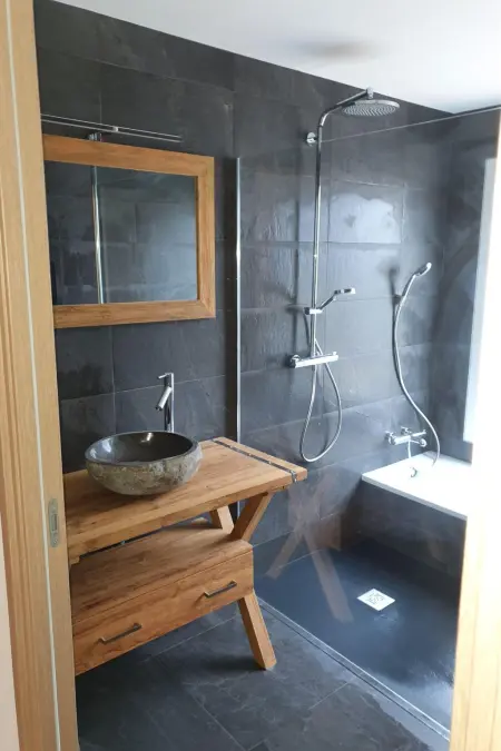 neues Haus in Meeresnähe mit beheiztem Pool, Maison 8 personnes à Fouesnant - Photo 3