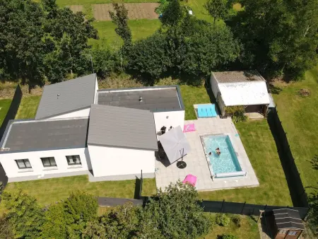neues Haus in Meeresnähe mit beheiztem Pool, Maison 8 personnes à Fouesnant - Photo 7
