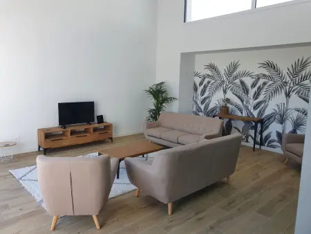 neues Haus in Meeresnähe mit beheiztem Pool, Maison 8 personnes à Fouesnant - Photo 10