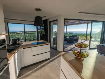 Villa mit Meerblick und privatem Spa - les gîtes de Fabie - Photo 12