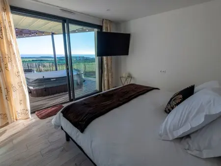 Villa mit Meerblick und privatem Spa - les gîtes de Fabie - Photo 18