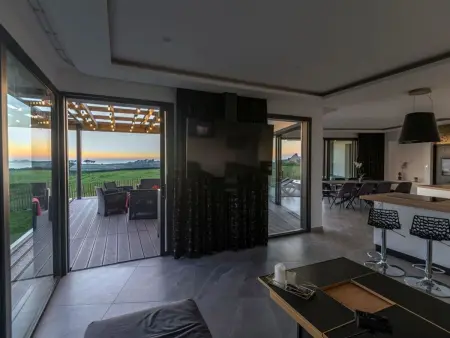Villa mit Meerblick und privatem Spa - les gîtes de Fabie - Photo 33