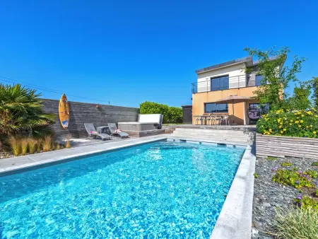 Ferienvilla  Ti Laouen  mit privatem Pool, Maison 12 personnes à Plouguerneau - Photo 1