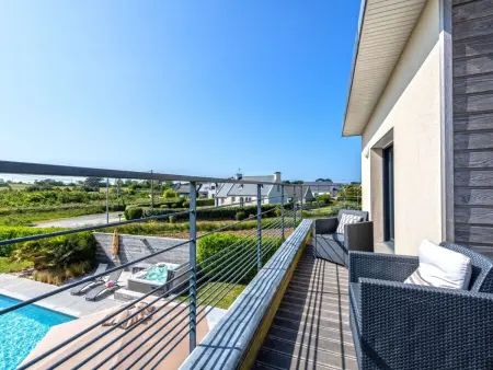 Ferienvilla  Ti Laouen  mit privatem Pool, Maison 12 personnes à Plouguerneau - Photo 7